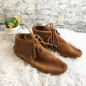❤️sold❤️Minnetonka mocasín boots